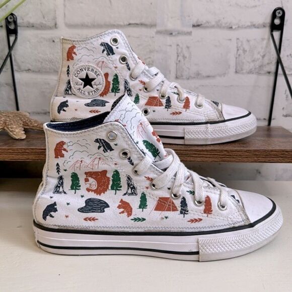 Converse Kids Chuck Taylor Allstar Explorer Sneakers Size 3 - Picture 3 of 10